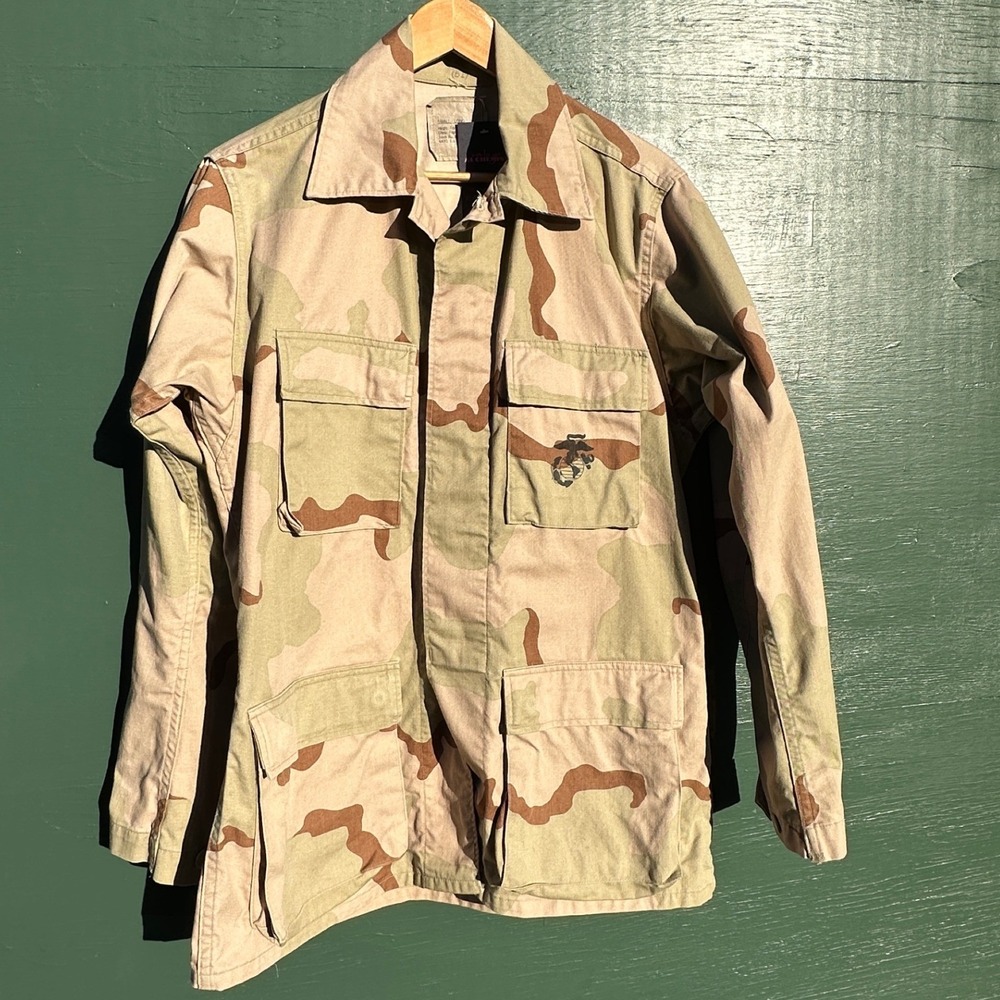 Vintage USMC Desert Camo Jacket 90s Marine Corps Combat American Apparel
